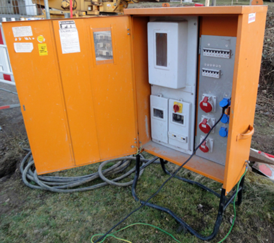 Baustromkasten bei Krieg Elektrotechnik GmbH in Velsdorf